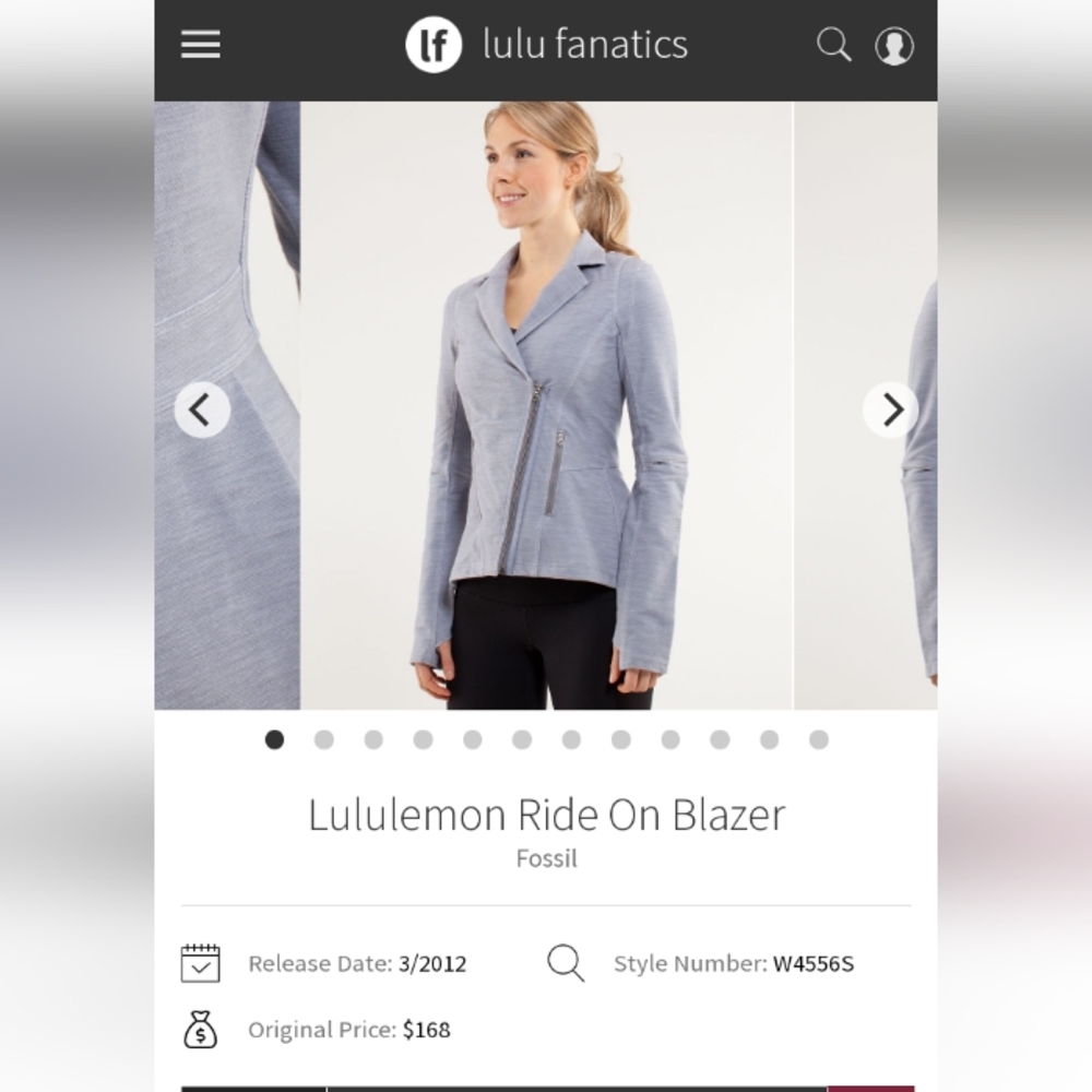 Lululemon Ride On Blazer